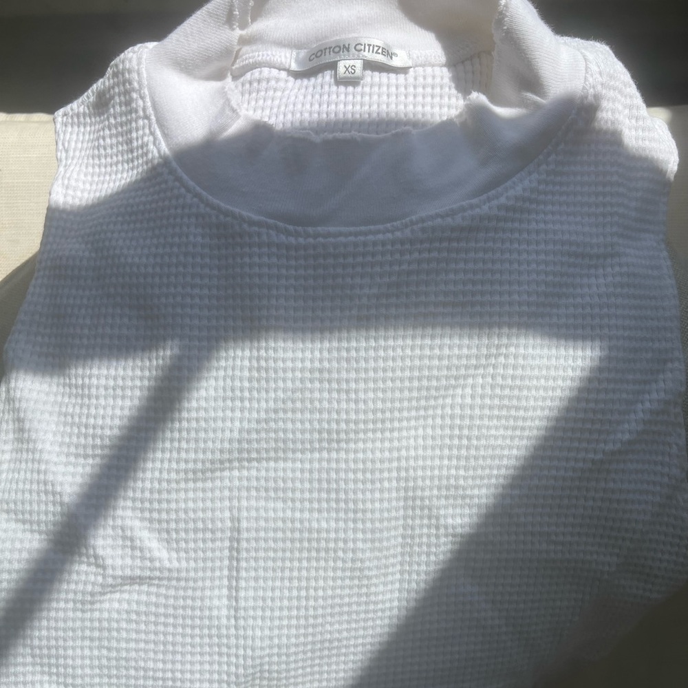 Cotton Citizen Textured Cropped Tank
